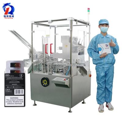 China Automatische vertikale E-Zigaretten-Kartonierungsverpackungsmaschine RQ-ZH-120L zu verkaufen