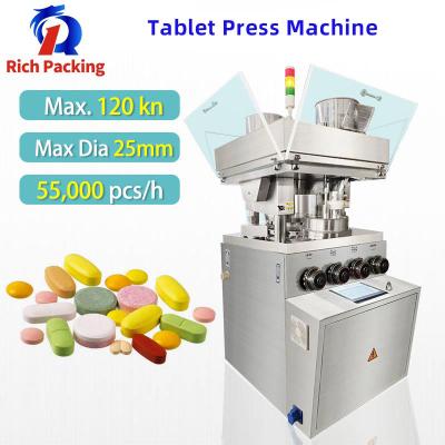 China Tabletpersmachine Roterende automatische tabletpilcompressie voor poeder Te koop