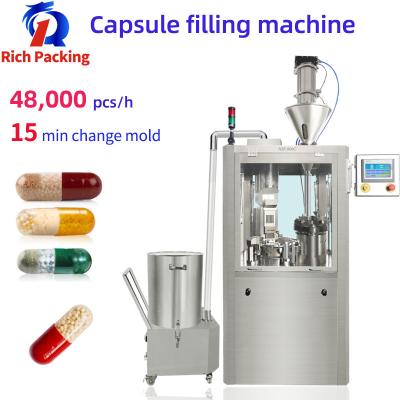 China Pequeña máquina de llenado de cápsulas automática tamaño 00 0 1 2 3 4 máquina de cápsulas de gel en venta