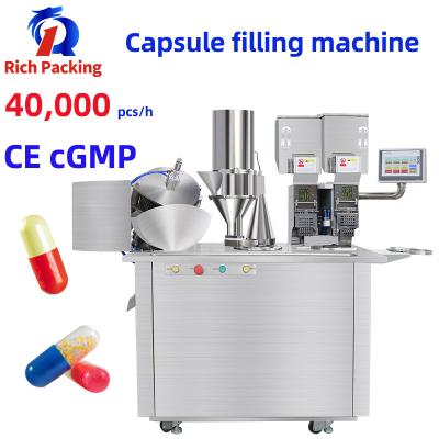 China Tipo farmacéutico Dosator del cargador doble de la máquina de rellenar de la cápsula de gelatina dura en venta