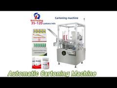 Vertical Automatic Cartoning Machine 120L Pharmaceutical Fully Automatic