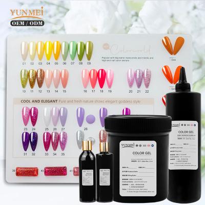 China Hot Selling Natural Resin VOA Amazon 10Ml 48 Color UV Gel Set Nail Gel Polish For Nail Art for sale