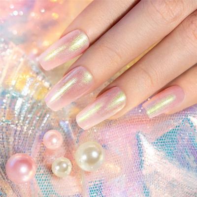 China New Nail Beauty Fashion Yarn Nail Polish Uv Gel Shell Gel For Nail Beauty DIY Texture Shell Color for sale