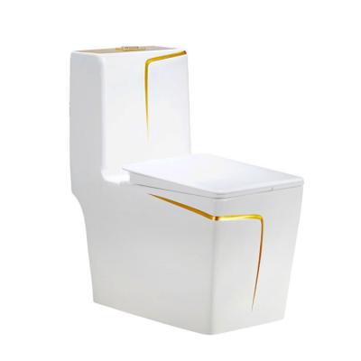 China Chinese Bathroom Sanitary Ware Double-flow Toilet Bowl Square Wc Modern Ceramic Colorful Toilets for sale