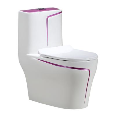 China Sanitary Ware Red Color Double-Flow Sanitary Ware Ceramic Toilet Bowl Seat Wc Toilet with Shipping and Handling - 285 for sale