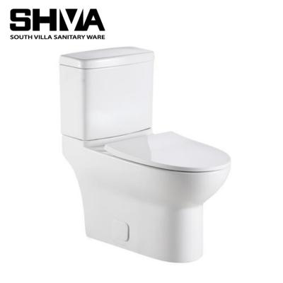 China Factory Double-Flow Ceramic Sanitary Toilet CUPC Chinese Strap Siphonic Toilet Bowl Seats for sale