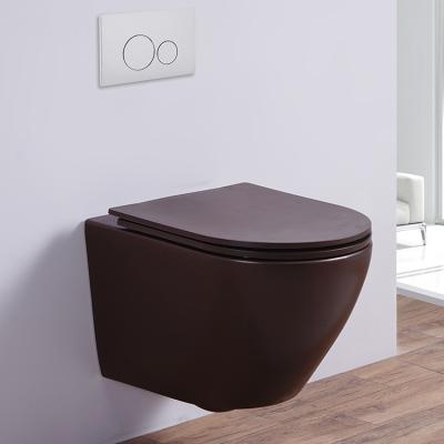 China Sanitary washdown modern toilet bowl cistern ware closestool porcelain bathroom one piece concealed ceramic wall hung toilet WC for sale