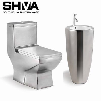 China Luxury Hot Sale Double-Flow Bathroom Sanitary Ware Color One Piece Toilet Set for sale