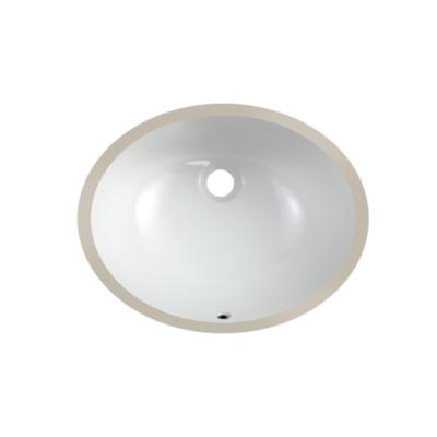 China Other 18 Inch Ceramic Oval Under Mount Sink With CUPC Certificate Under Mounter Basin For Wash Shipping And Bathroom Handling - 005 for sale