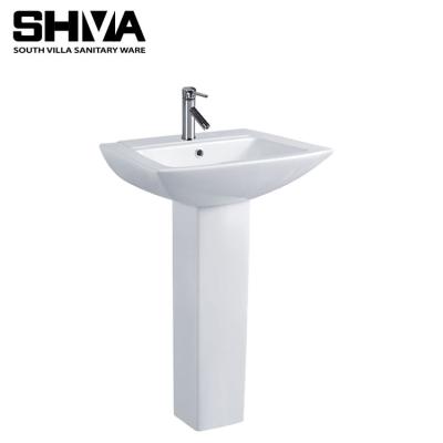 China China Manufacture Desgin Luxury Wholesale Ceramic Kitchen Basin Bathroom Hand Wash Pedestal Sink for sale