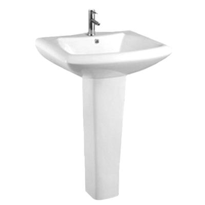 China Best Price Modern Chinese Wholesale Bathroom Ceramic Pedestal Hand Floor Sink With Stand for sale