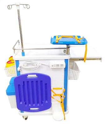 China Hospital Anesthesia Emergency Cart Modern Medical Trolley / Crash Rescue for sale