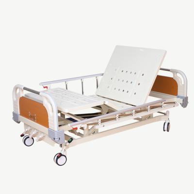 China 3 crank manual hospital bed hot sale hospital bed high quality 3 crank manuals bed inpatient trolley for sale