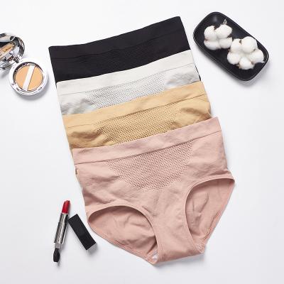 China Breathable Spandex Hip Lift Warm Comfortable Abdomen Breathable Female Briefs Cotton Crotch Seamless Women Panties for sale