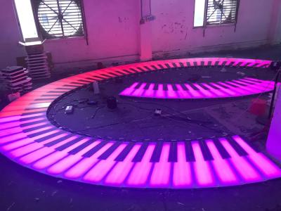 Cina Piano Key LED Dance Floor With High Brightness Lighting , Special Effects LED Stage Light in vendita