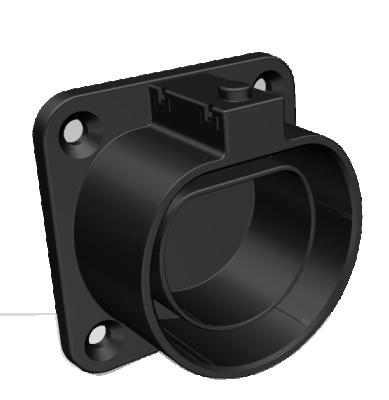 China IEC 62196 evse Socket Holder Residential / General Purpose Type - 2 Dummy Socket ev Socket Charging Holder for sale