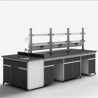 China Commercial Science Laboratory Furniture Malaysia All Steel Used Central Operating Table With Lab Table Tops for sale