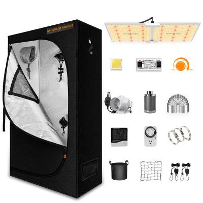 China Easily Gathered Spider Farmer SF2000 200 Watt 70X140X200 Indoor Grow Tent Full Complete Kit For Hydroponic for sale