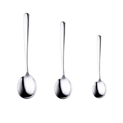 China Sustainable Smooth Easy Cleaning Restaurant Flatware Spoon And Fork Stainless Steel Silver Flatware Cutlery for sale