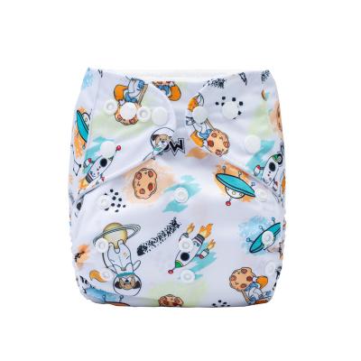 China LC-DD385 New Design Printed Pocket Style Eco Friendly Reusable Suede Cloth Cloth Diaper for sale