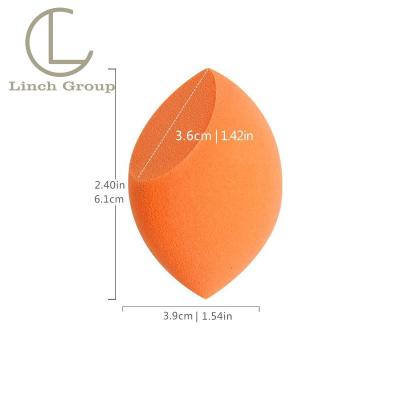 China Soft Touch Cosmetic Blender Makeup Powder Puff Latex 2pcs/set OEM Customized Packaging for sale