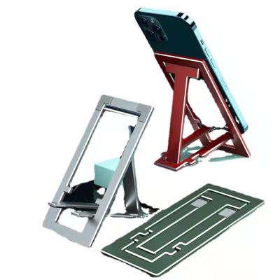 China Adjustable Tender Customized Adjustable Lazy Double Folding Red Green Gray White Mobile Phone Computer Bracket Flexible Bracket for sale