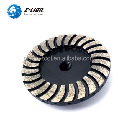 China Stone Grinding 4 Inch Diamond Grinding Wheel Concrete Granite Stone Grinding Cup for sale