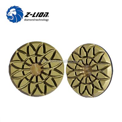 China Sunflower-Rose Diamond Floor Polishing Pads Concrete Polishing Wheel for sale