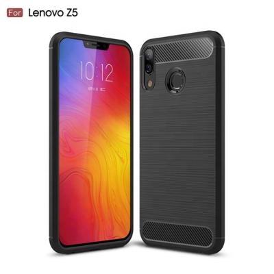 China Style: Business Amazon Hot Selling For Lenovo Z5 Case Brushes Shockproof TPU Carbon Fiber Mobile Phone Case Back Cover For Lenovo S5 Wholesales for sale