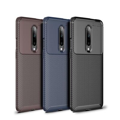 China Style: Business Carbon Slim TPU Mobile Phone Case Shockproof New Back Cover Design For Oneplus 7 Soft Beetle 3K Style: Business NC; GUA for sale