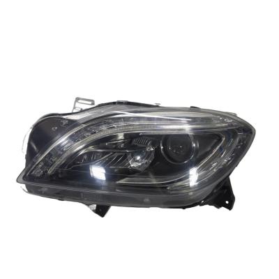 China Symmetrical Front Headlight Used Original Auto Lighting System Headlight Car Automobile For Mercedes Benz ML166 Headlights 2014-2017 for sale