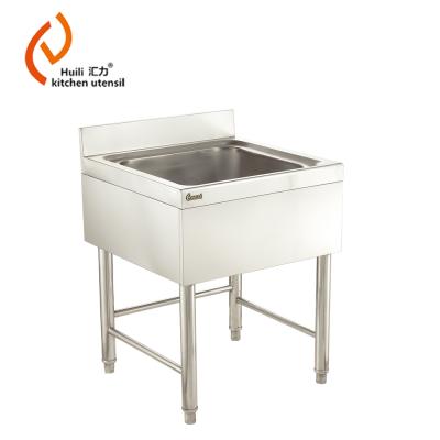 China With Faucet Stainless Steel Kitchen Sink For Catering Hotel And Wash Up Station In Guangzhou for sale