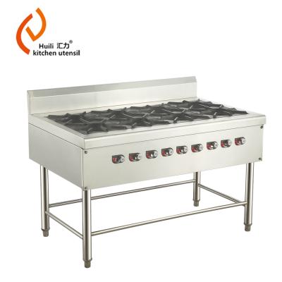 China LNG gas stove suitable manufacture with 6 burners for other hotel for sale