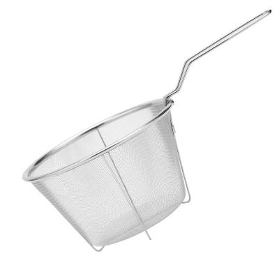 China Commercial Viable Kitchenware Canteen Serving Basket French Frie Frying Basket Snack Container for sale