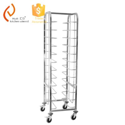 China Food Grade Types All Stainless Steel Food Stand Cart With PVC Wheels Could Be Customized for sale