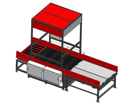 China E-commerce ; on purpose ; warehouse ; vision-based logistics parcel singulator and sorting equipment for e-commerce express warehouse for sale