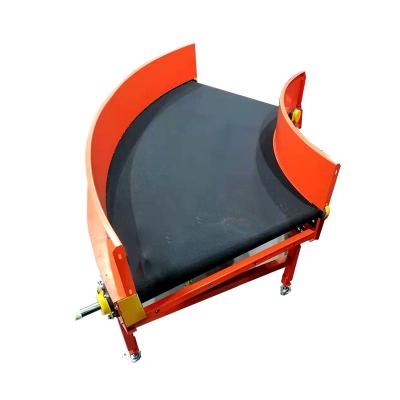 China Logistics Warehouse & Automated Distribution Center Warehouse Belt Conveyor For Curve Rotating Conveying Parcles And Packages for sale