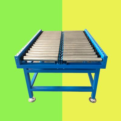 China Oil Resistant Roller Conveyor For Parcel Fusion Transport Or Scatter Conveying During Logstics Warehousing Stainless Steel Transport Products for sale