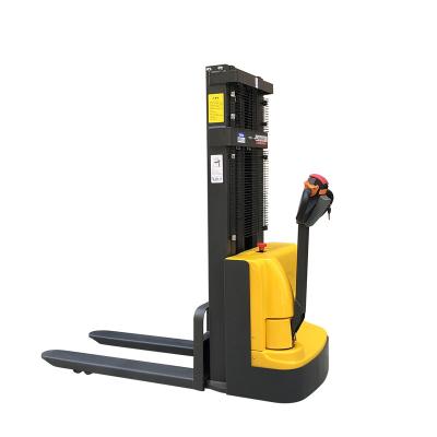 China 500kg Electric Stacker Forklift Pallet Stacker Protable Forklift Self Loading Stacker zu verkaufen