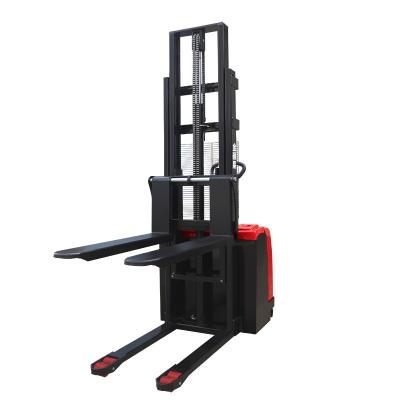 China Semi Electric Stacker 1.5 ton 2 ton 2.5 ton Electric Reach Stacker Self Lift Stacker zu verkaufen