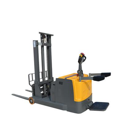 China 1.5t Warehouse Forklift Semi Electric Pallet Stacker Automatic Pallet Jack Truck for sale