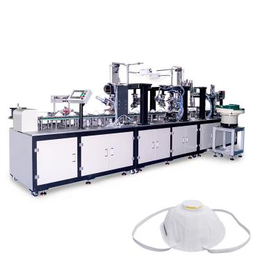 중국 5 ply Automatic Head Loop Cup Mask Machine kn95 Head-mounted Mask Machine 1860 Cup Type Shaped Mask Making Machine 판매용