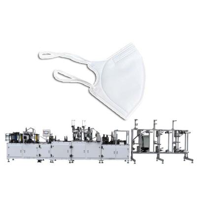 China Headband kn95 Face Mask Machine Surgical Non Woven 5ply Face Mask Machine with Printer en venta