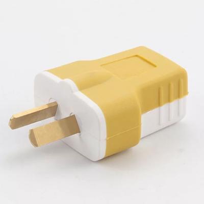 China Thick 1.6 Pure Copper Two Pin Pole High Power 2 Pin Adapter Plug Factory Direct Residential/Multipurpose for sale