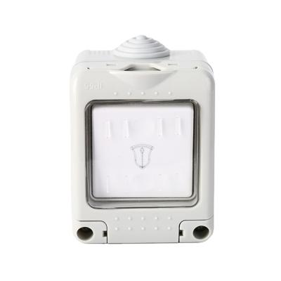 China Control British Standard Gray Doorbell Switch 220V Industrial Light Opening Household Electrical Safety Control for sale