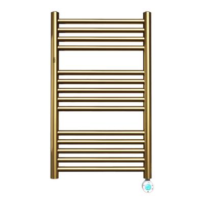 China Heater Doz PVD Chromed Designer Gold Electric Towel Warmer Radiator for sale