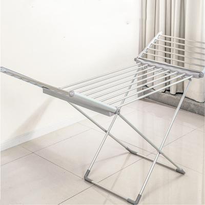 China Doz Fabric Heated Dryer Modern Free Folding Indoor Electric Clothes Airer for sale