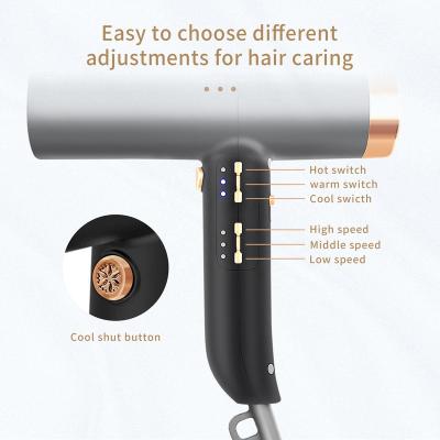 China New Design Ionic Hair Dryer Single Motor Pro Ionic Hair Dryer 1800w Fashion for sale