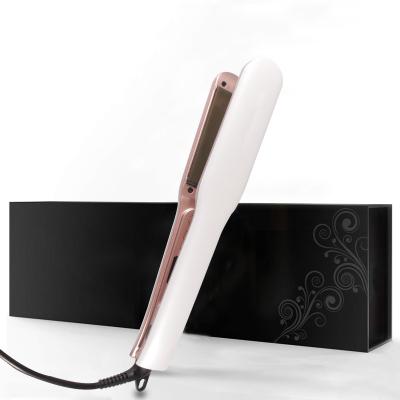 China New Technology Hotel Smart Hair Iron Ceramic Steam Hair Straightener for sale