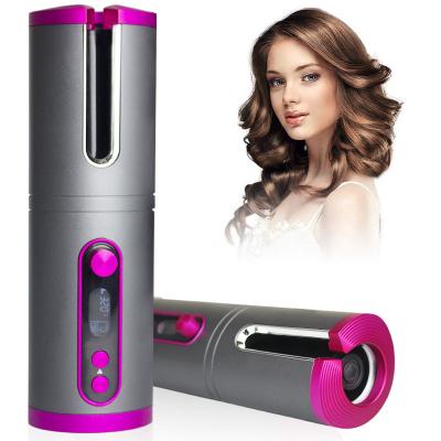 China Hot sale good quality rechargeable radio magic automatic portable hair curler 2021 new design automatic electric hair curlers, automatic hair curler for sale